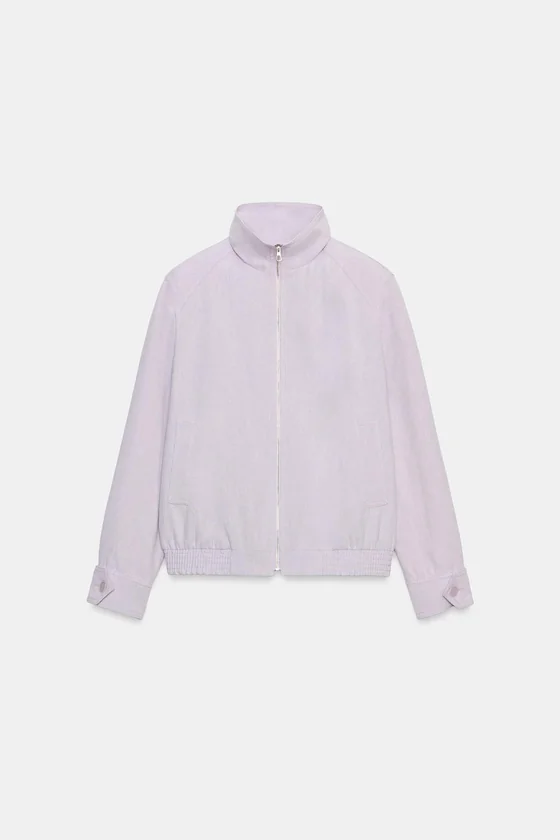 БОМБЕР ИЗ СМЕСОВОГО ЛЬНА — ZW COLLECTION