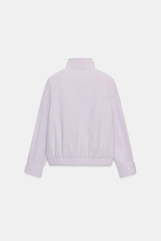 БОМБЕР ИЗ СМЕСОВОГО ЛЬНА — ZW COLLECTION