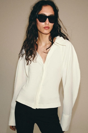 Купить Zara Комбинированный топ