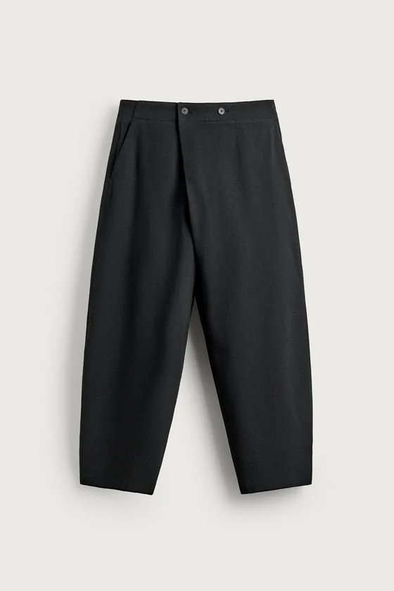 БРЮКИ BALLOON FIT С ЗАПАХОМ