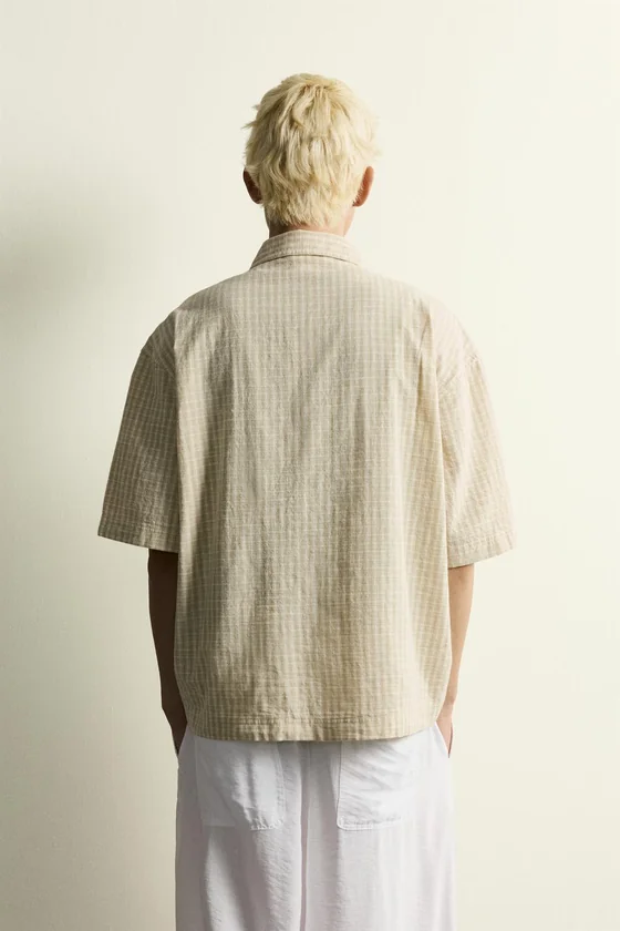 РУБАШКА BOXY FIT В КЛЕТКУ