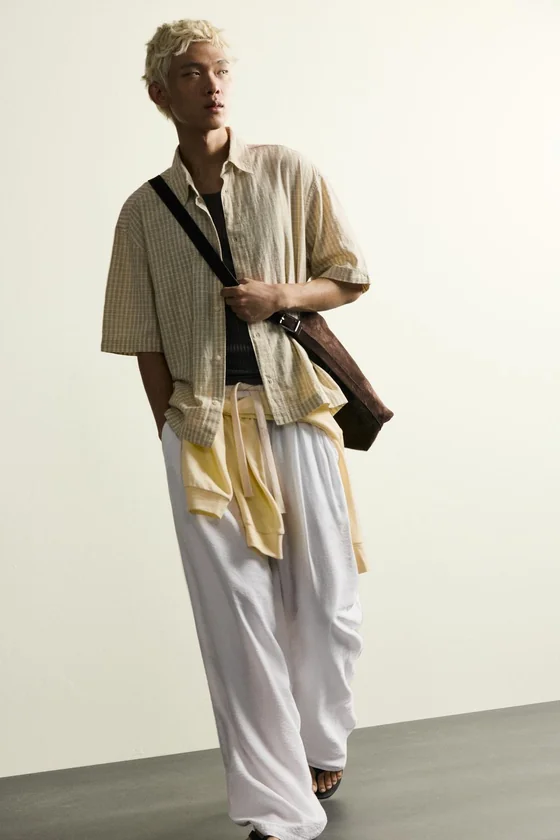 РУБАШКА BOXY FIT В КЛЕТКУ