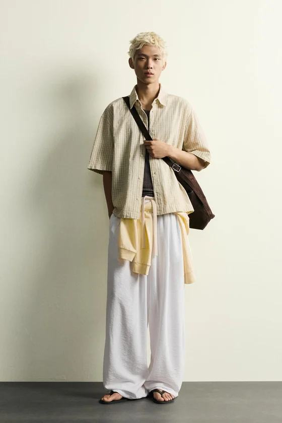 РУБАШКА BOXY FIT В КЛЕТКУ