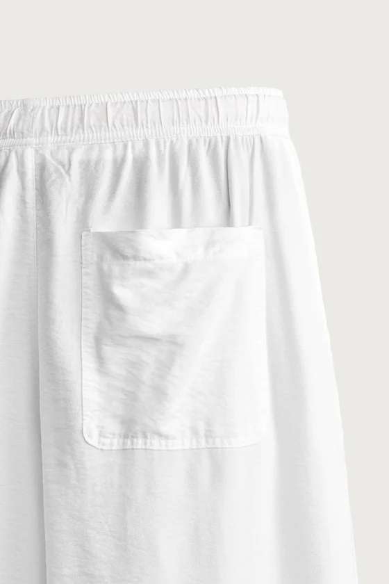 БРЮКИ RELAXED FIT ИЗ СТРУЯЩЕЙСЯ ТКАНИ