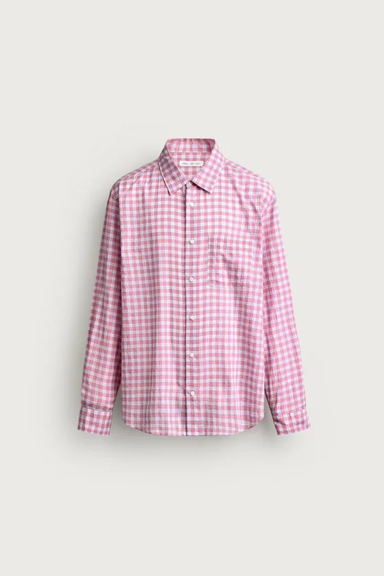 РУБАШКА RELAXED FIT В КЛЕТКУ