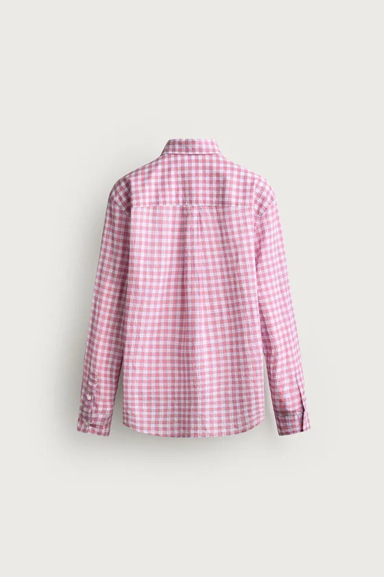 РУБАШКА RELAXED FIT В КЛЕТКУ