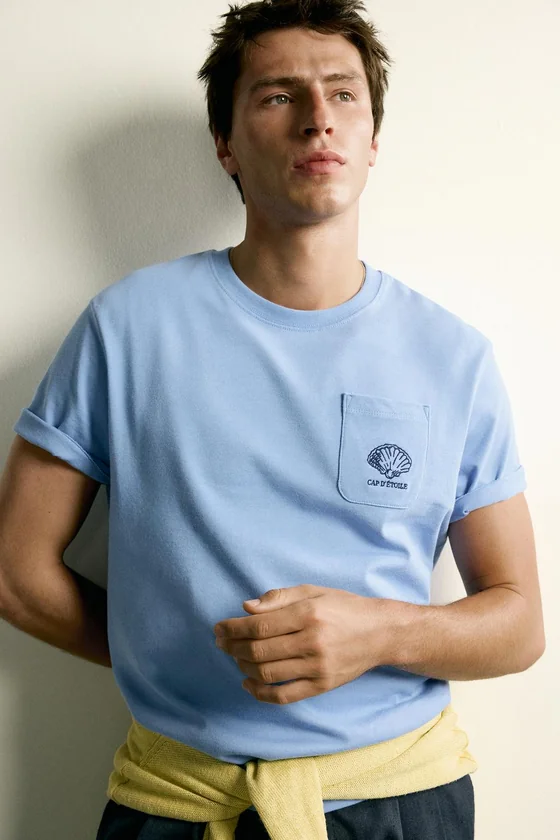 КОМБИНИРОВАННАЯ ФУТБОЛКА RELAXED FIT