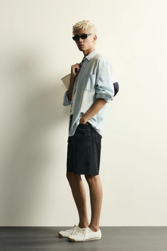 ДЖИНСОВЫЕ ШОРТЫ STRAIGHT FIT