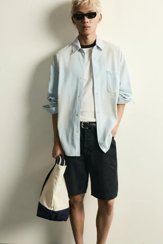 ДЖИНСОВЫЕ ШОРТЫ STRAIGHT FIT