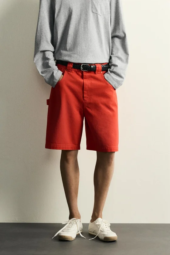 ХЛОПКОВЫЕ ШОРТЫ RELAXED FIT
