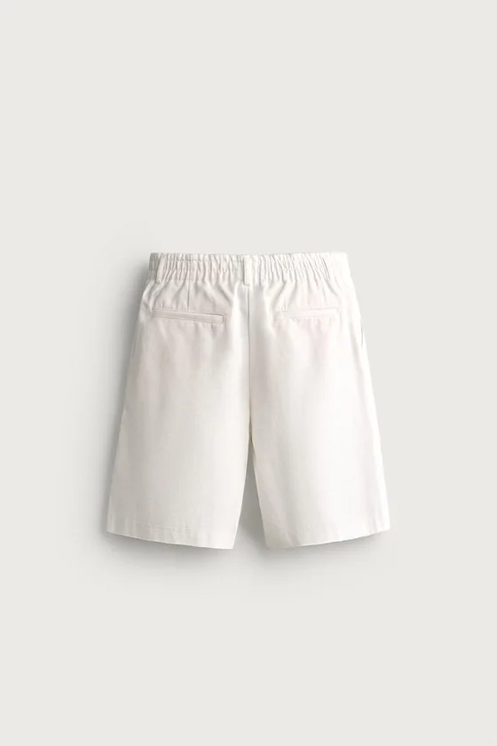 ШОРТЫ WIDE FIT ИЗ ХЛОПКА И ЛИОЦЕЛЛА