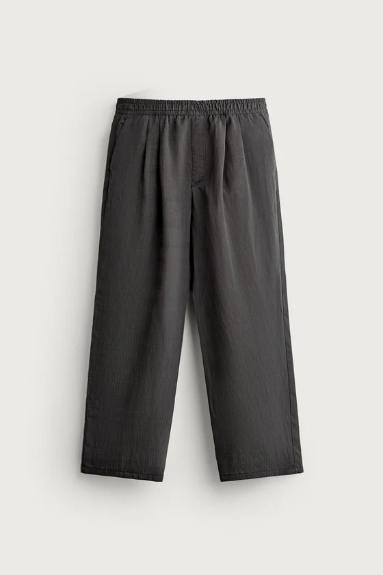 БРЮКИ RELAXED FIT В ПОЛОСКУ