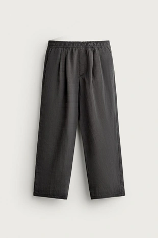 Брюки Relaxed Fit в полоску- Заказать в России