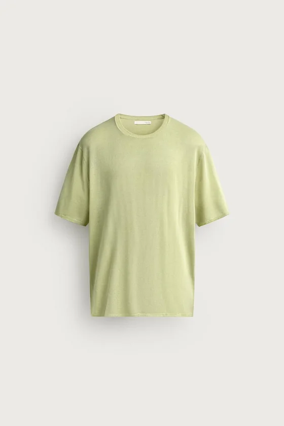 ФУТБОЛКА ИЗ ЛЕГКОГО ТРИКОТАЖА RELAXED FIT