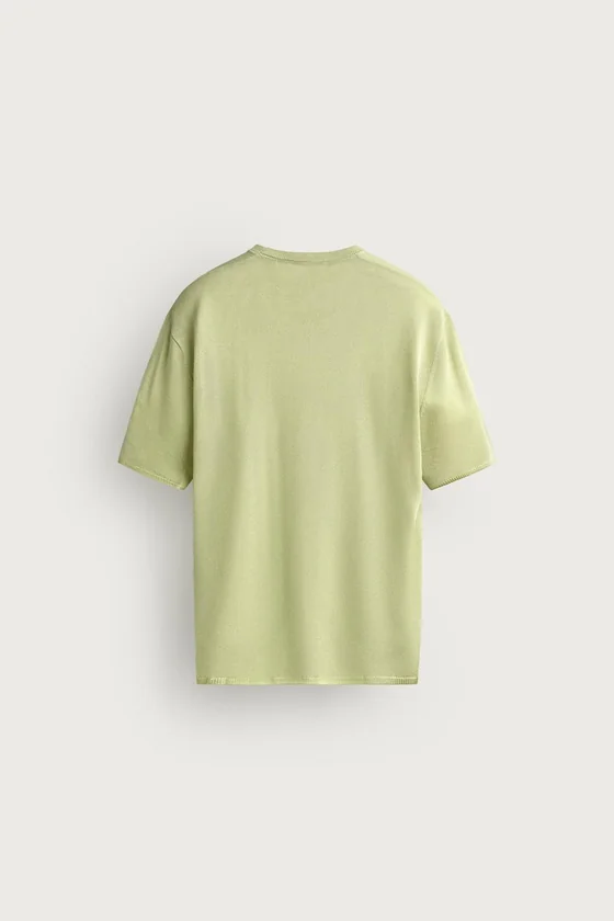 ФУТБОЛКА ИЗ ЛЕГКОГО ТРИКОТАЖА RELAXED FIT