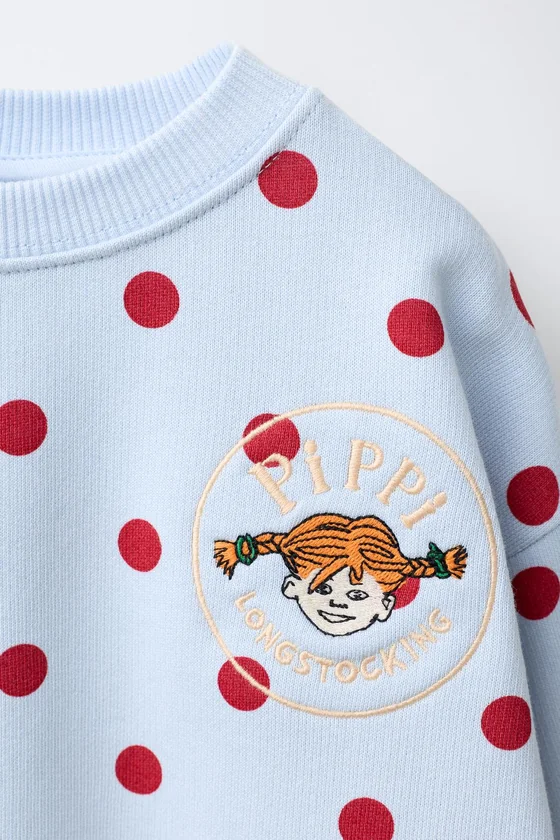 ТОЛСТОВКА В ГОРОШЕК PIPPI CALZASLARGAS © ASTRID LINDGREN COMPANY