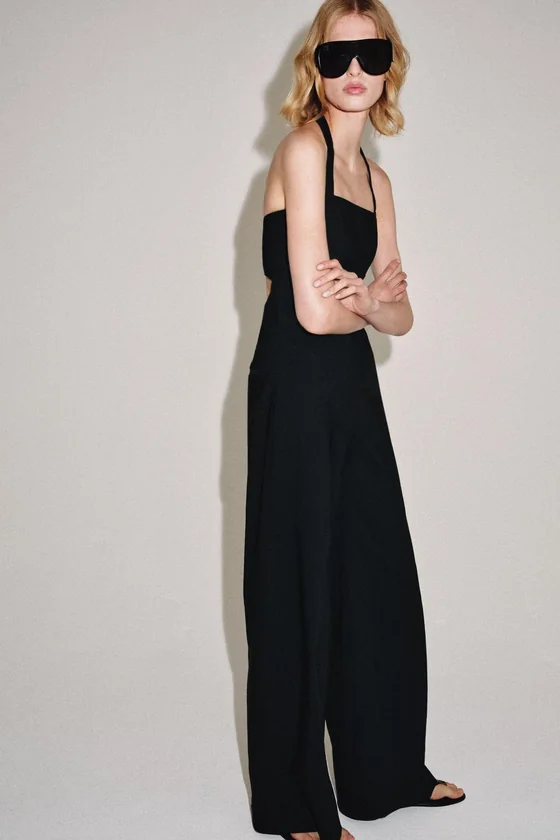 КОМБИНЕЗОН С ГОРЛОВИНОЙ ХАЛТЕР — ZW COLLECTION