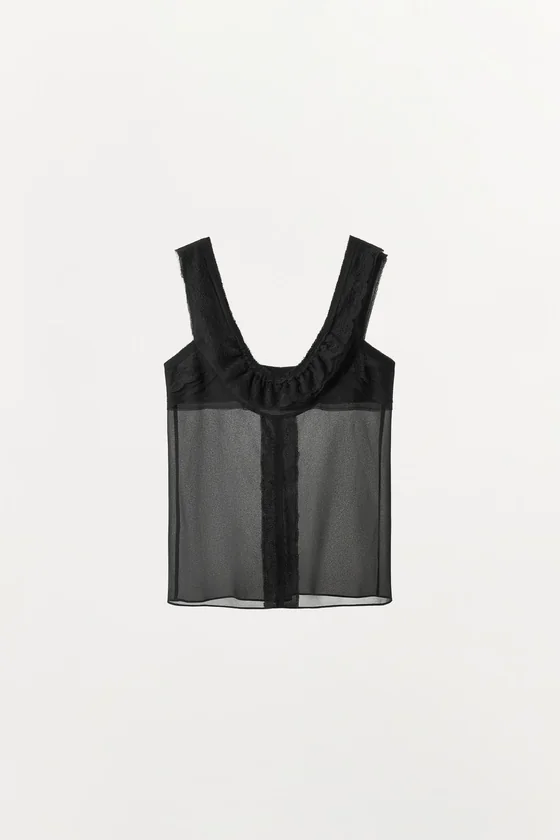 ТОП В БЕЛЬЕВОМ СТИЛЕ С КРУЖЕВОМ — ZW COLLECTION