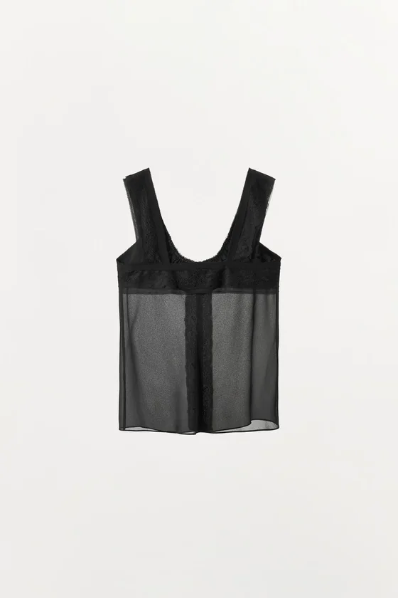 ТОП В БЕЛЬЕВОМ СТИЛЕ С КРУЖЕВОМ — ZW COLLECTION