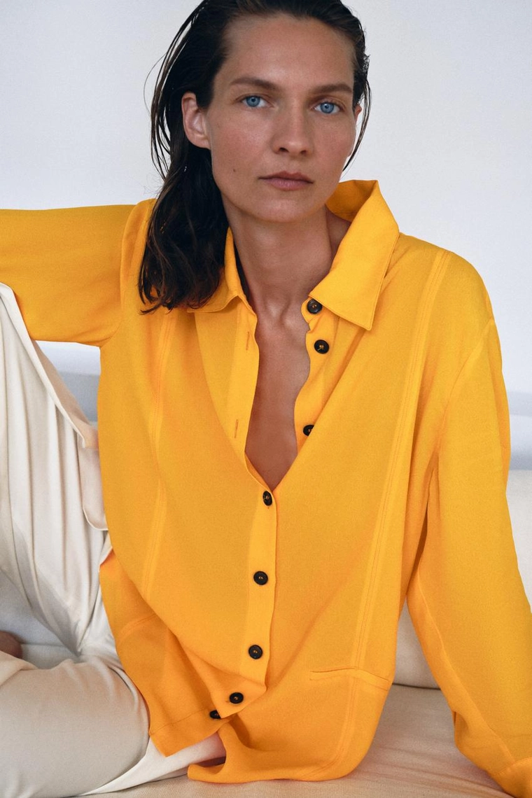 СТРУЯЩАЯСЯ РУБАШКА коллекция Zara «ZW»