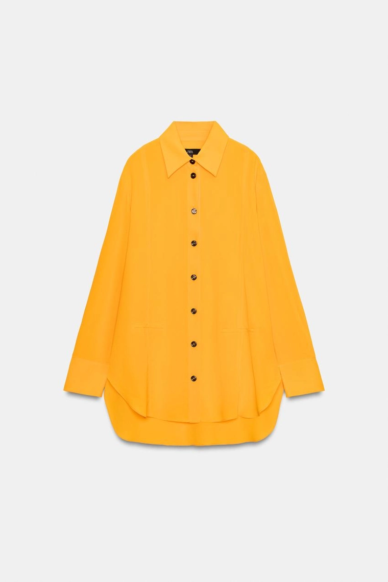 СТРУЯЩАЯСЯ РУБАШКА коллекция Zara «ZW»