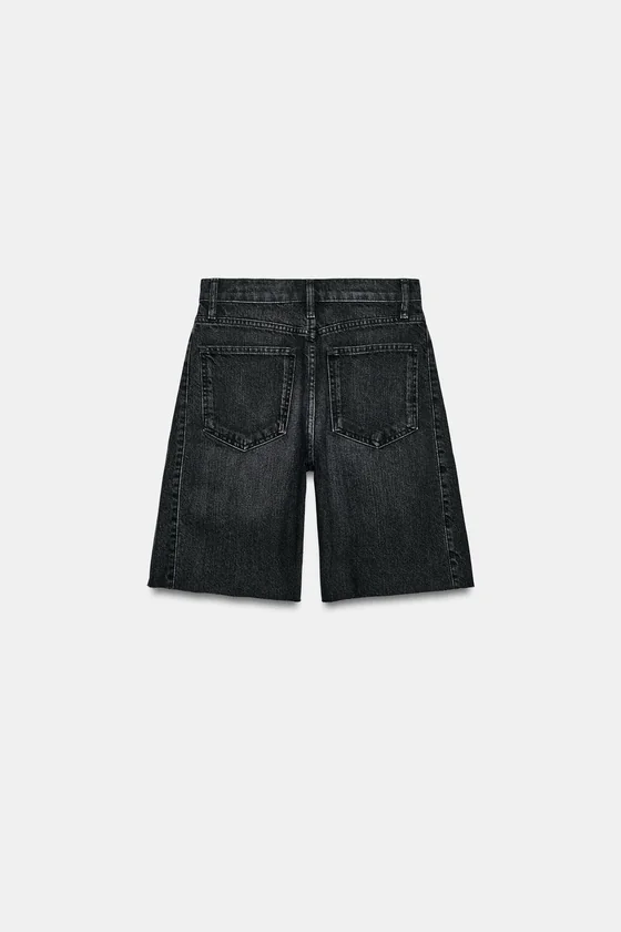 ДЖИНСОВЫЕ ШОРТЫ RELAXED СО СРЕДНЕЙ ПОСАДКОЙ — ZW COLLECTION