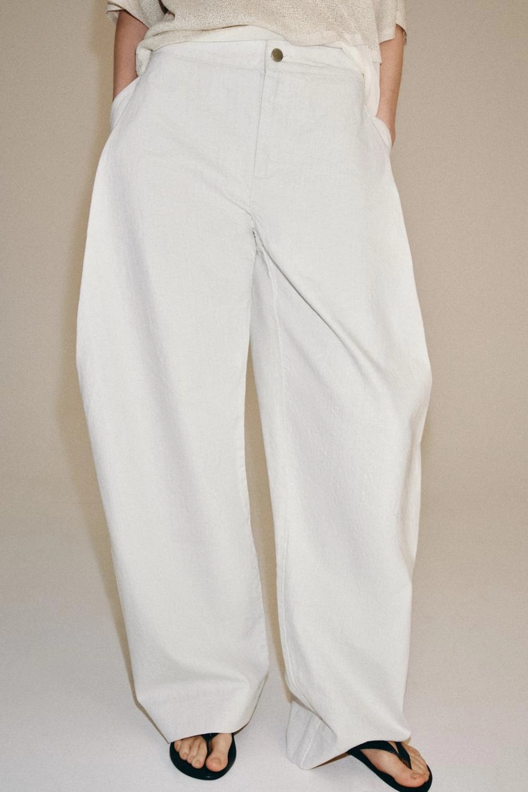 ШИРОКИЕ БРЮКИ — коллекция Zara «ZW»