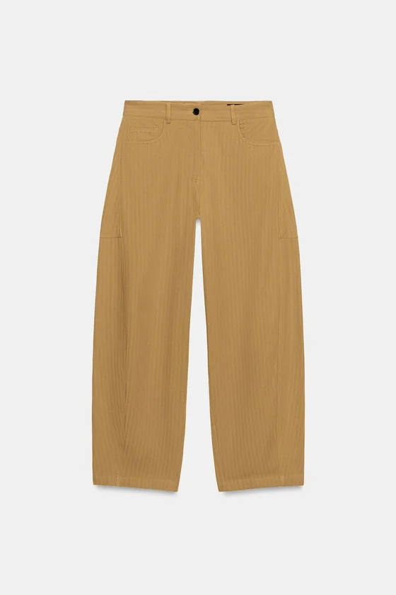БРЮКИ TAPERED В ЕЛОЧКУ — ZW COLLECTION