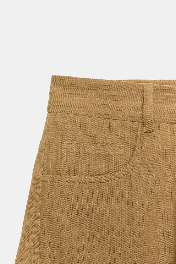 БРЮКИ TAPERED В ЕЛОЧКУ — ZW COLLECTION