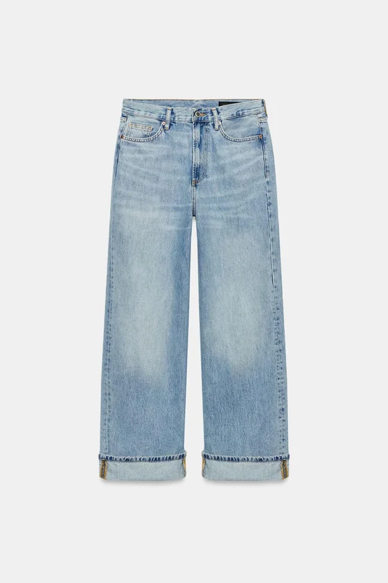 ДЖИНСЫ BAGGY СО СРЕДНЕЙ ПОСАДКОЙ — ZW COLLECTION