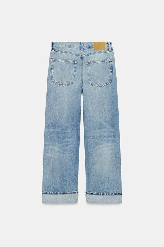 ДЖИНСЫ BAGGY СО СРЕДНЕЙ ПОСАДКОЙ — ZW COLLECTION