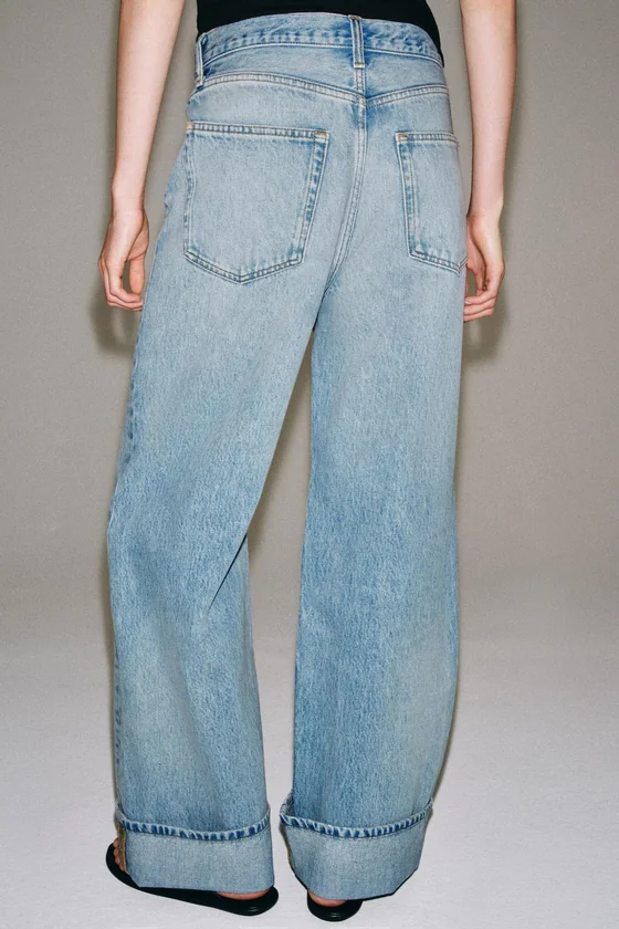 ДЖИНСЫ BAGGY СО СРЕДНЕЙ ПОСАДКОЙ — ZW COLLECTION
