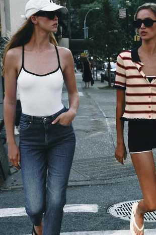 Джинсы Z1975 Mom Fit с высокой посадкой- Заказать в России