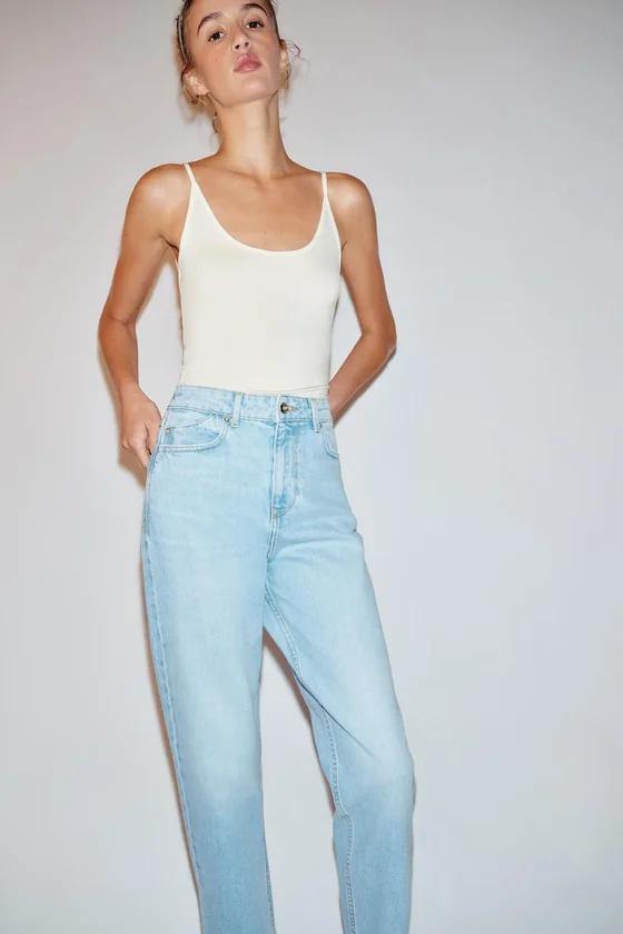 ДЖИНСЫ Z1975 MOM FIT С ВЫСОКОЙ ПОСАДКОЙ