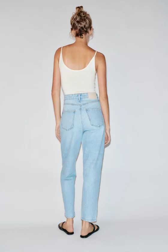 ДЖИНСЫ Z1975 MOM FIT С ВЫСОКОЙ ПОСАДКОЙ