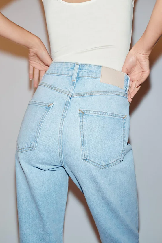 ДЖИНСЫ Z1975 MOM FIT С ВЫСОКОЙ ПОСАДКОЙ