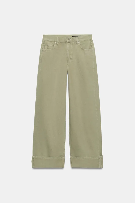 ДЖИНСЫ BAGGY СО СРЕДНЕЙ ПОСАДКОЙ — ZW COLLECTION
