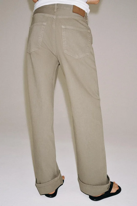 ДЖИНСЫ BAGGY СО СРЕДНЕЙ ПОСАДКОЙ — ZW COLLECTION