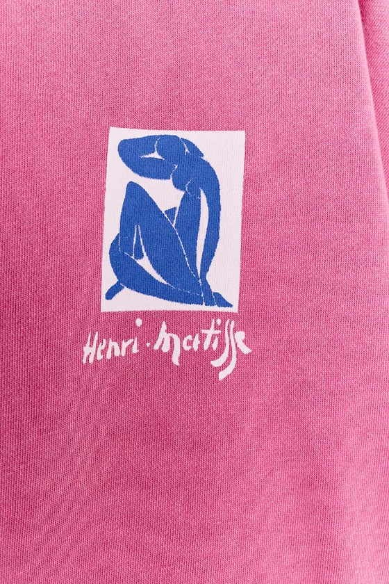 ТОЛСТОВКА HENRI MATISSE С ЭФФЕКТОМ ПОТЕРТОСТИ