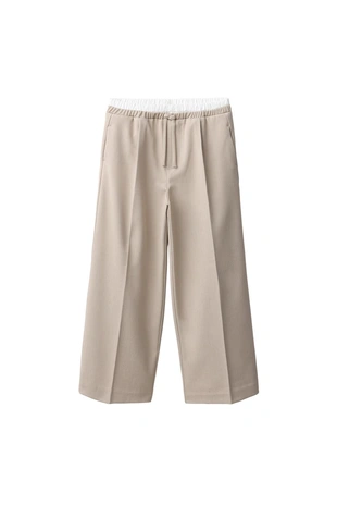 Брюки Wide Leg с двойным поясом