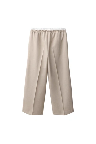 Брюки Wide Leg с двойным поясом
