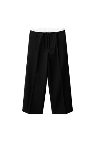 Брюки Wide Leg с двойным поясом