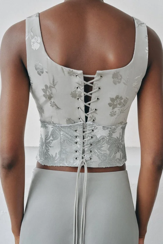 ЖАККАРДОВЫЙ ТОП-КОРСЕТ