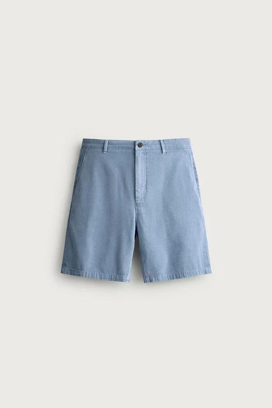 ШОРТЫ REGULAR FIT С ЭФФЕКТОМ СТИРКИ