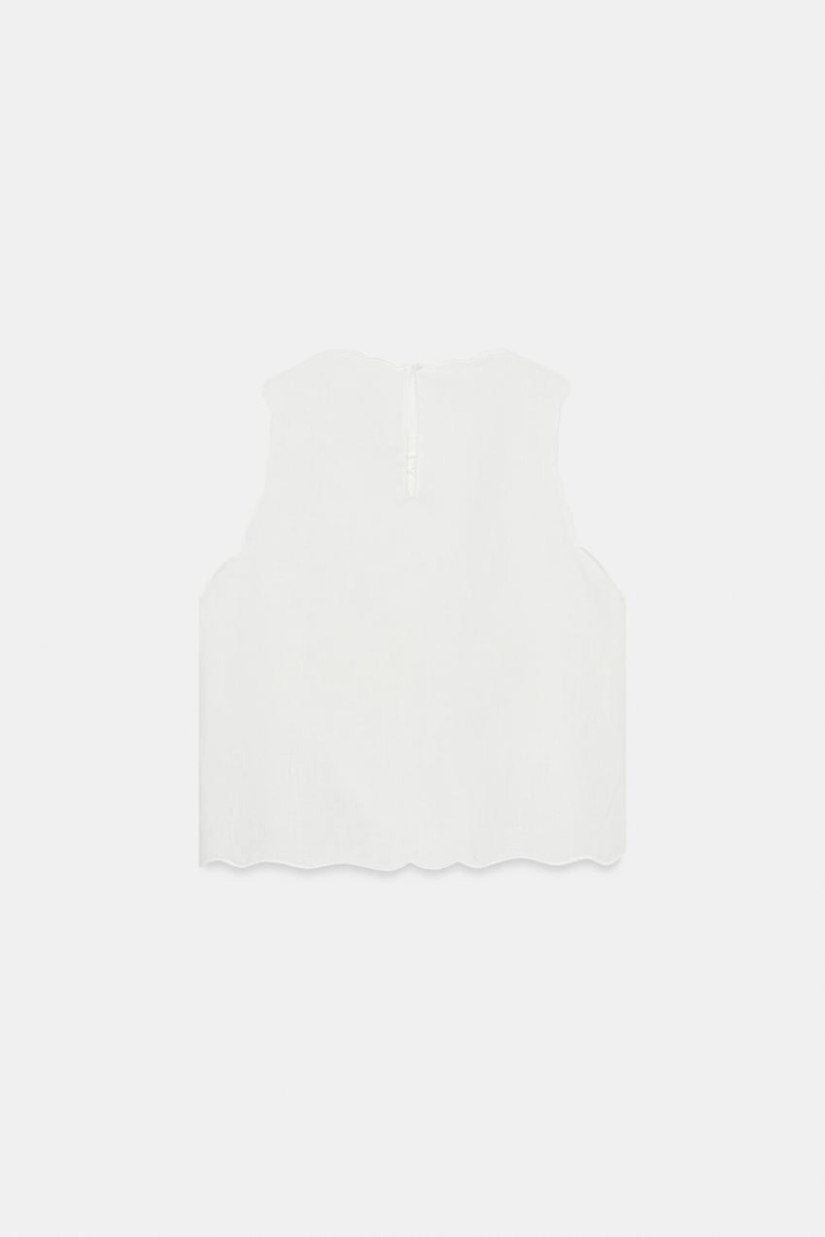 Блузка с вышивкой из коллекции zara woman