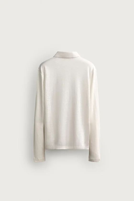 ПОЛО ИЗ КОНОПЛИ И ВИСКОЗЫ REGULAR FIT