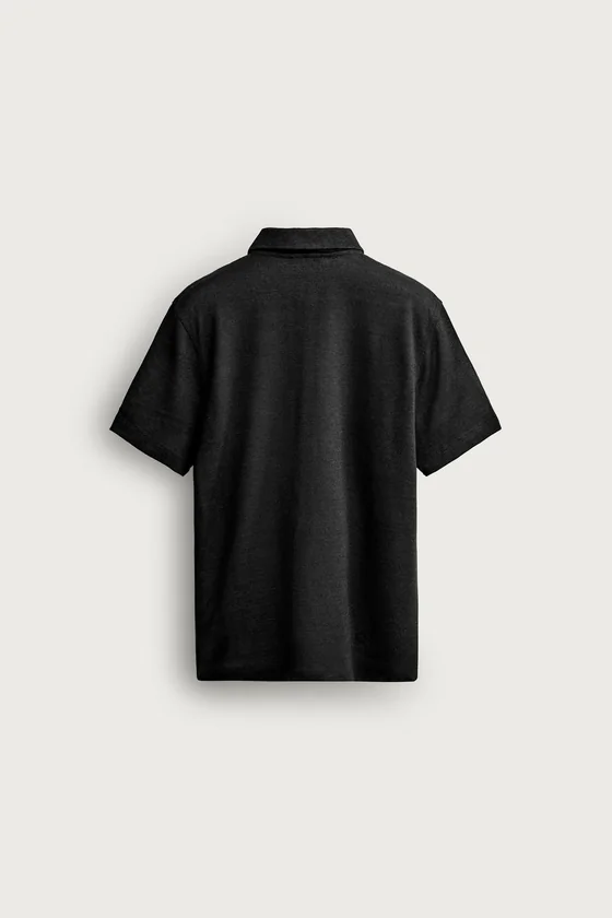 ПОЛО REGULAR FIT ИЗ КОНОПЛИ И ВИСКОЗЫ