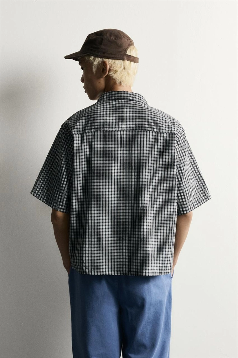 РУБАШКА  JACQUARD В КЛЕТКУ