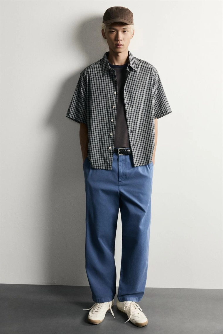РУБАШКА  JACQUARD В КЛЕТКУ