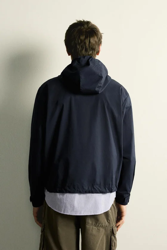 КУРТКА ИЗ ПОПЛИНА REGULAR FIT